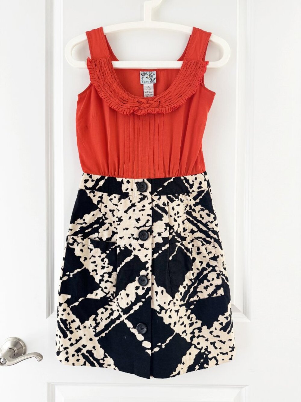 ANTHROPOLOGIE TABITHA Bustling Avenues Dress – Silk & Cotton – Size 2
